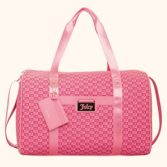 NWT Juicy Couture Pink Travel Duffle Bag